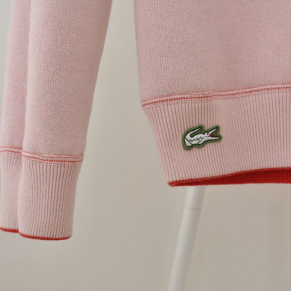 Lacoste Unisex Lacoste LIVE Crew Neck Cotton And Wool Blend Sweater - Picture 6 of 6